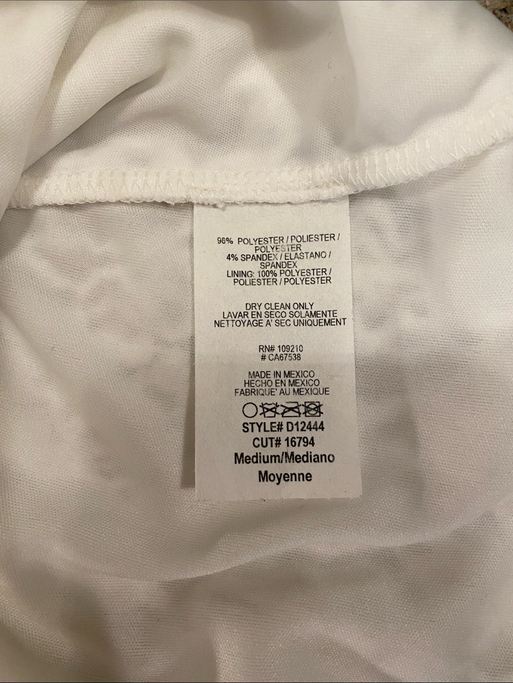 Windsor white A line sweet sensation white graduation dress medium m graduation - Picture 6 of 8